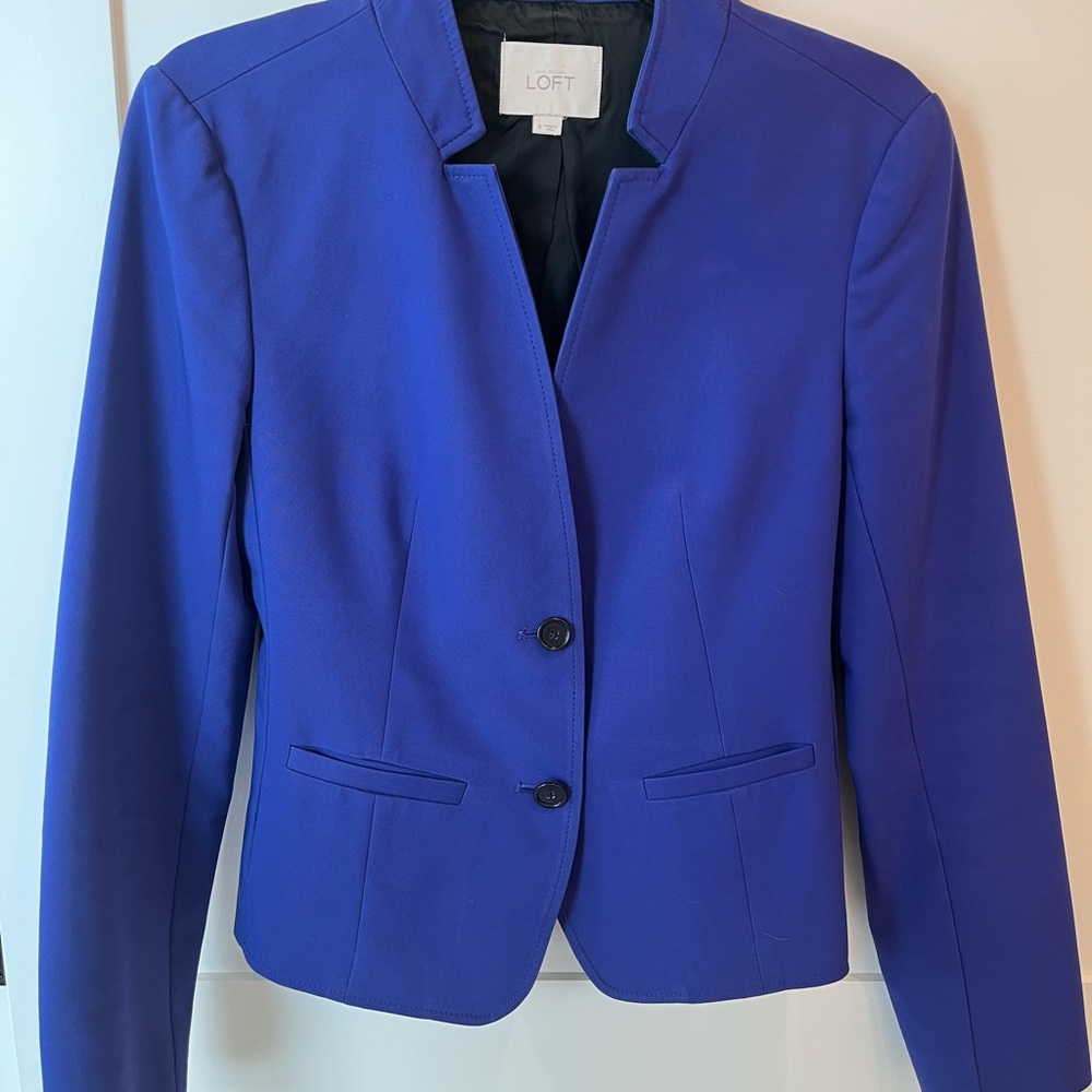 LOFT Purple- Blue Women's Blazer